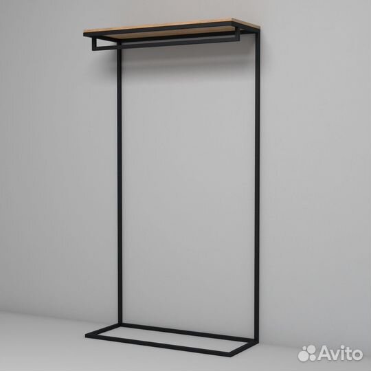 Рейл для одежды лофт из металла