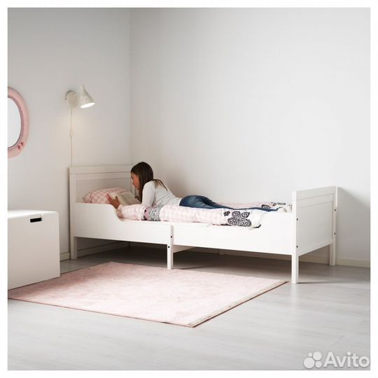 Кровать детская раздвижная IKEA + ламели + матрас