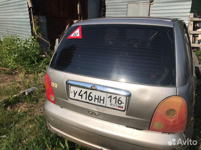 Крышка дверь багажника со стеклом чери куку / qq