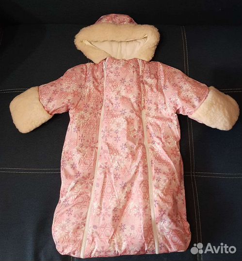 Конверт на выписку для девочки зима