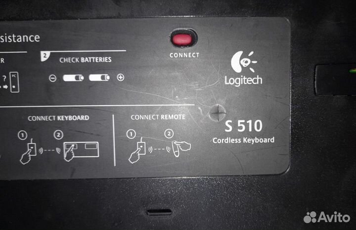 Комплект беспроводной клав + мышь Logitech S510