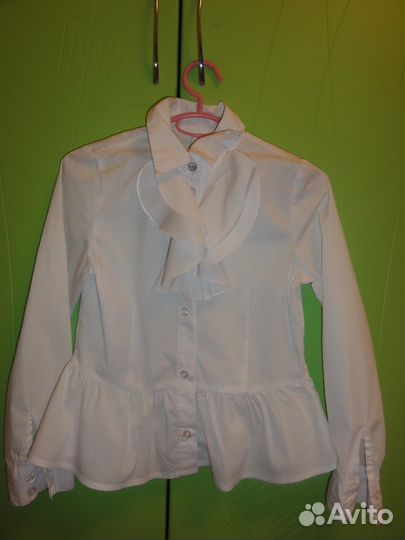Школьная блузка Орби р-р 140 отличное состояние