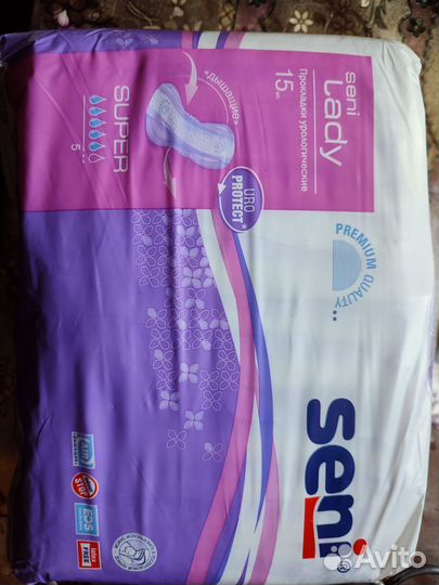 Урологические прокладки женские seni 5 капель