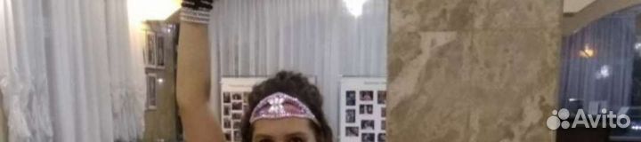 Повязка на голову со стразами