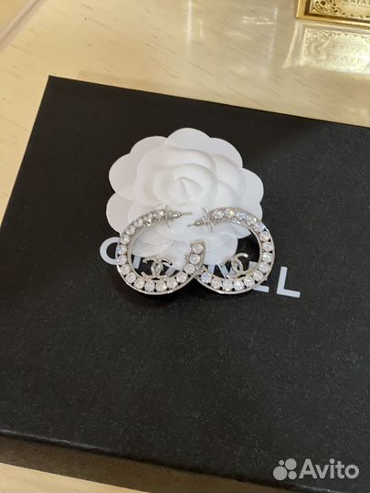 Серьги Chanel, бижутерия