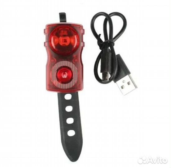 Задний велосипедный фонарь на ярком светодиоде