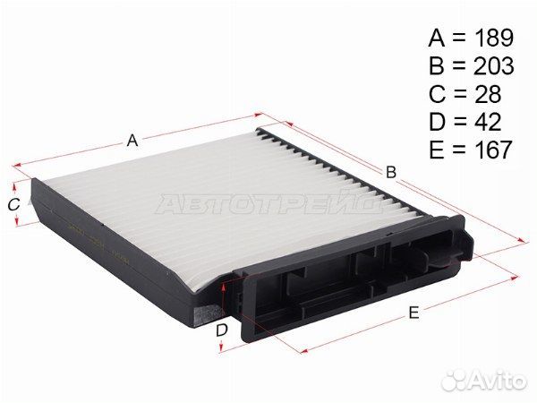 Фильтр салонный