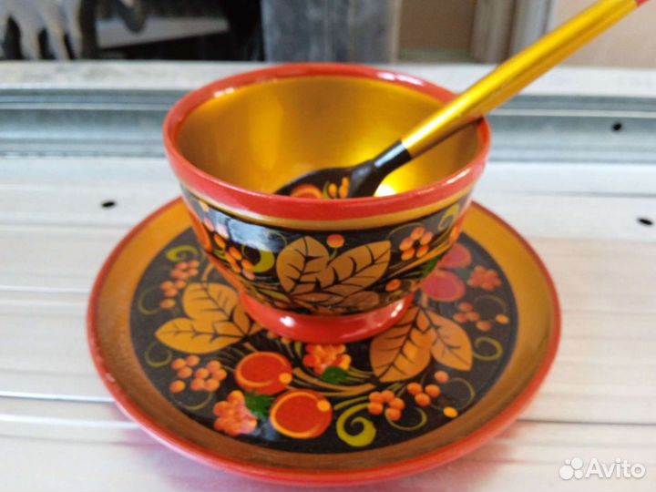 Деревянная посуда хохлома