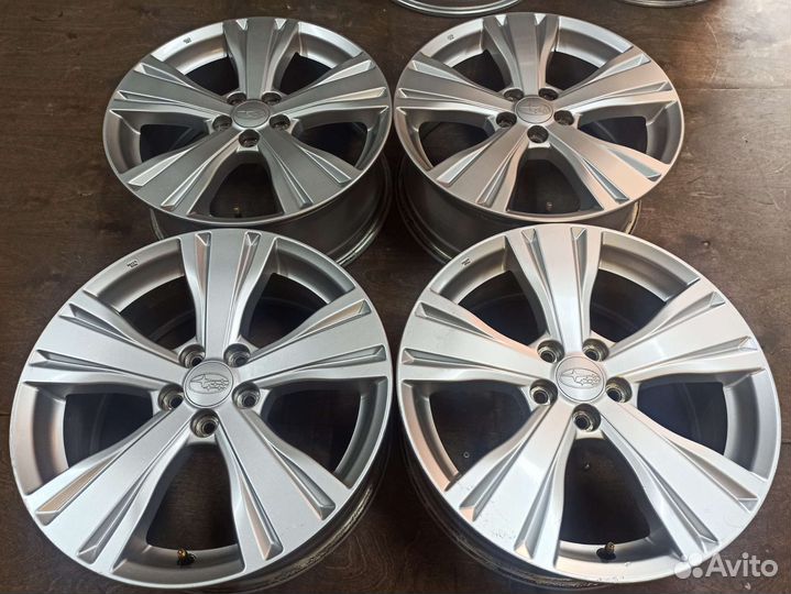 Диски 17 5х100 оригинал Субару из Японии