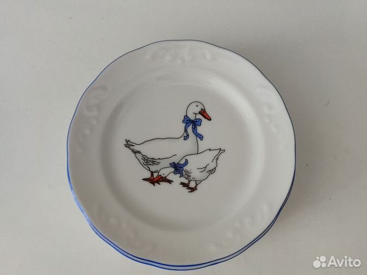 Тарелки Гуси 6 шт