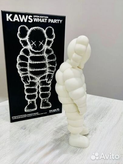 Фигурка kaws What Party 30 см Michelin, белый