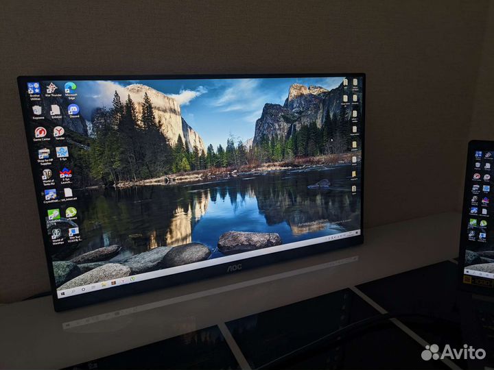 Безрамочный IPS монитор 24 дюйма FullHD