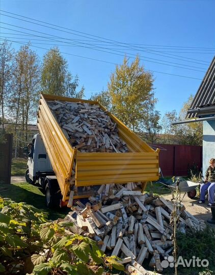 Дрова березовые колотые