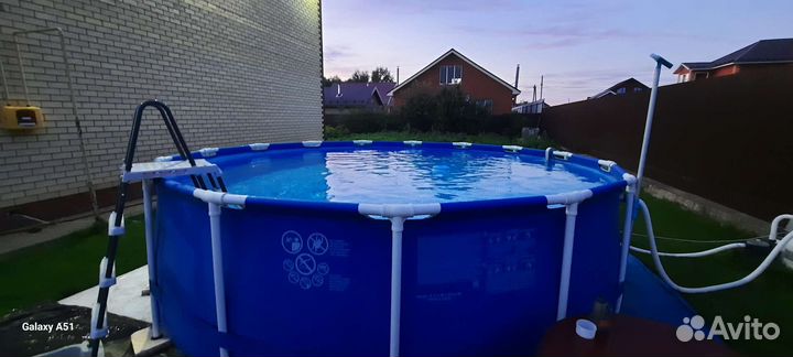 Каркасный бассейн 457 122 бу