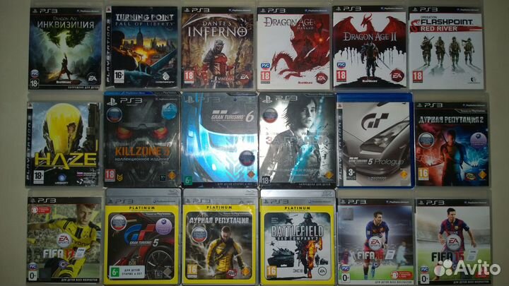 Игры и джойстики на PlayStation 3 Доставка часть 2