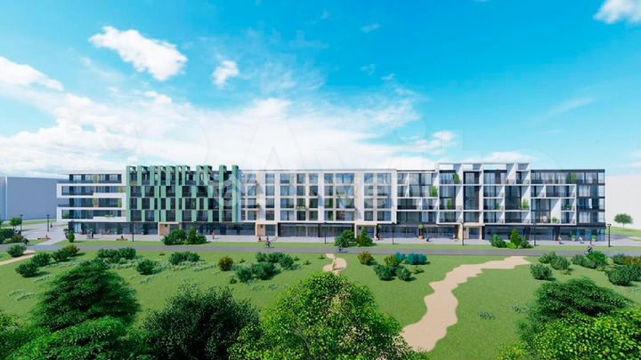 1-к. квартира, 51,2 м², 4/6 эт.