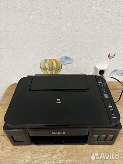 Цветной струйный мфу принтер с снпч, Canon, Wi-Fi