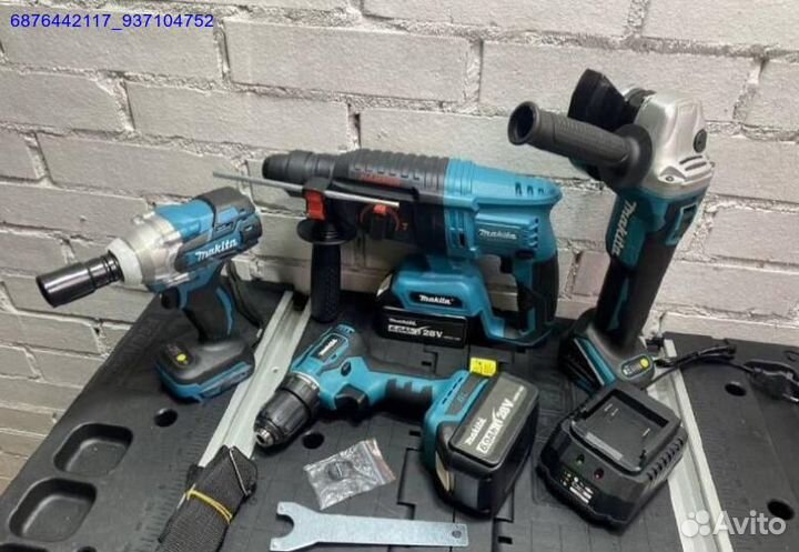 Набор электро инструментов Makita 4в1