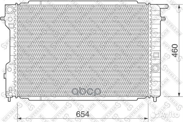 10-25078-SX радиатор системы охлаждения Opel O