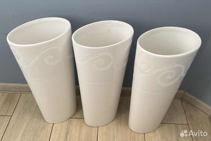 Кашпо для цветов напольное высокое