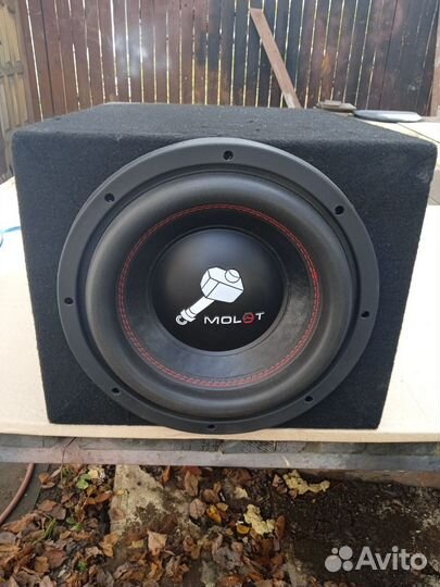 Два сабвуфера в газель