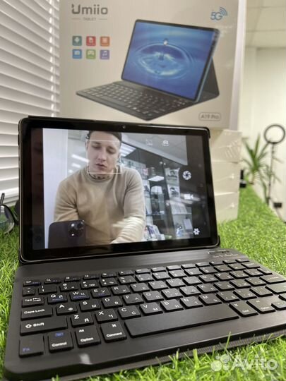 Новый большой планшет + клавиатура + стилус