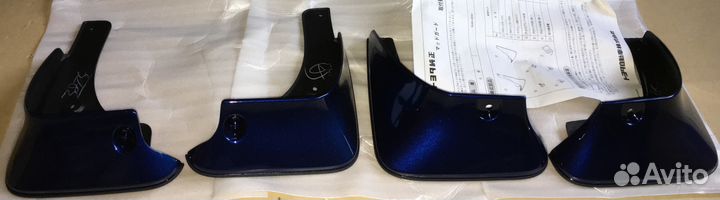 Брызговики toyota camry V40 2006- dark blue MC