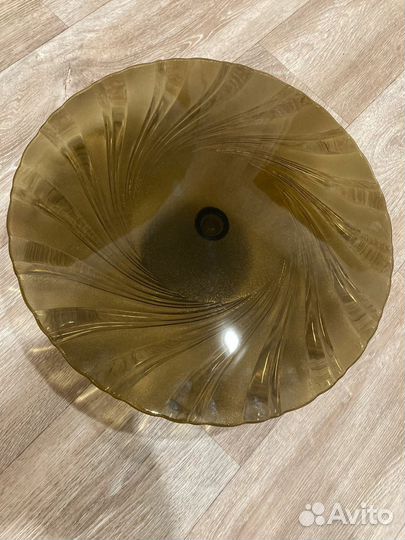 Тортница на ножке из французского стекла