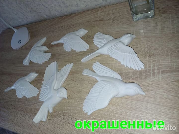 Декорация настенная/декор/стая птиц