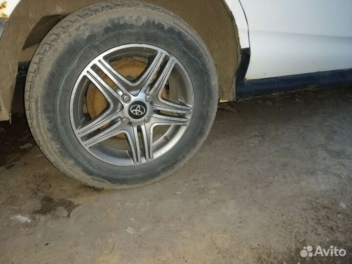 4 литых диска r14 4x100 бу