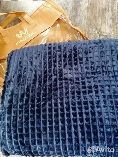 Плед покрывало 220*220 мягкий новый