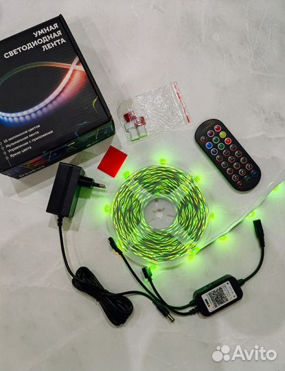 Лента светодиодная rbg новая