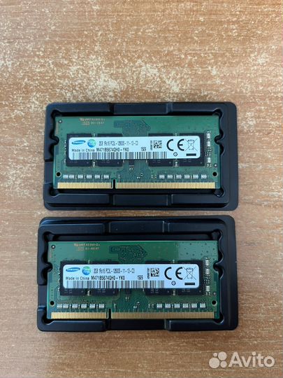 Samsung 2 GB DDR3L 1600 мгц sodimm