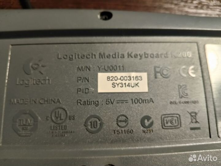 Клавиатура Logitech