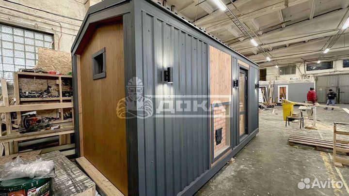 Баня мобильная под ключ на дачу