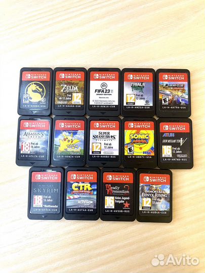 Игры для Nintendo switch катриджи