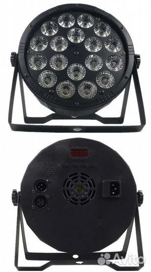 Светомузыка Стробоскоп LED Multipar 18x12W Mic DMX