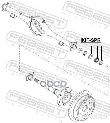 Подшипник полуоси зад прав/лев KIA sportage