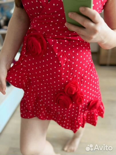 Платье на запах летнее