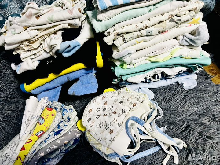 Пакет вещей для новорожденного