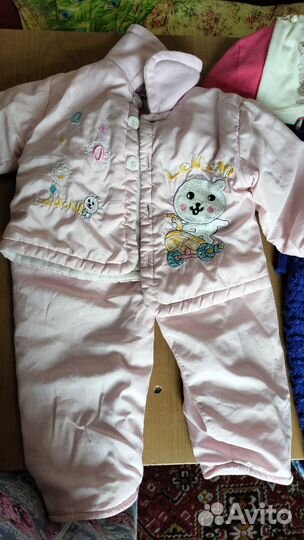 Вещи пакетом для девочки 80