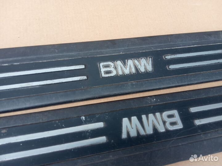 Накладки на пороги передние Bmw e38 пара