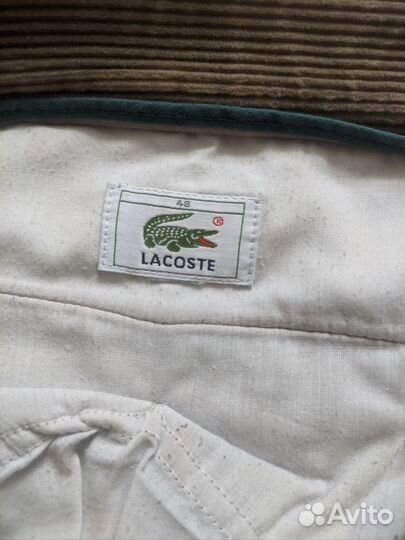 Винтажные вельветовые штаны Lacoste