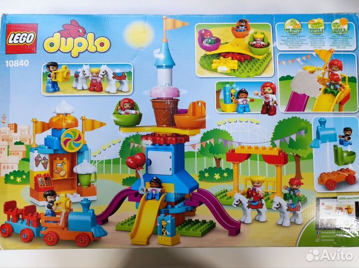 Lego duplo большой парк аттракционов 10840 106 дет