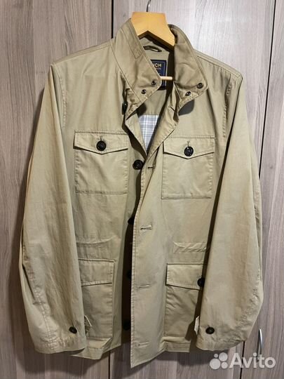 Тренч woolrich бежевый