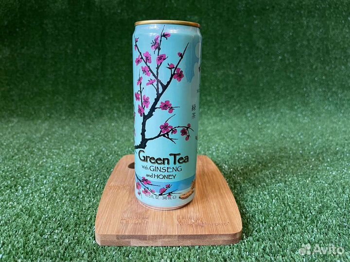 Холодный Чай Arizona мёд-женьшень 0,34