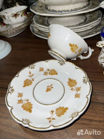 Антикварная чайная пара Англия