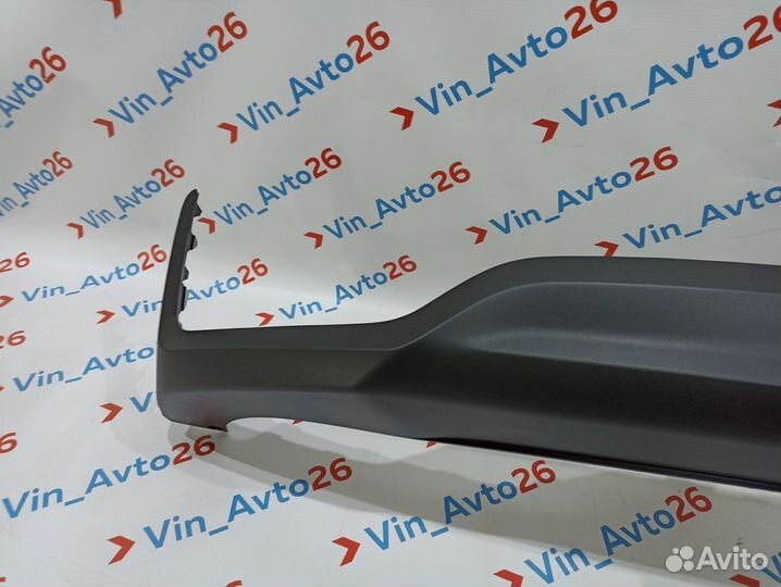 Юбка заднего бампера Hyundai Solaris 2 2017-2020