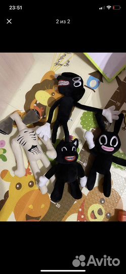 Мягкая игрушка мультгерои