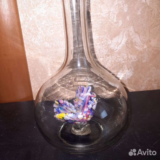 Графин/Штоф/ с петушком редкий